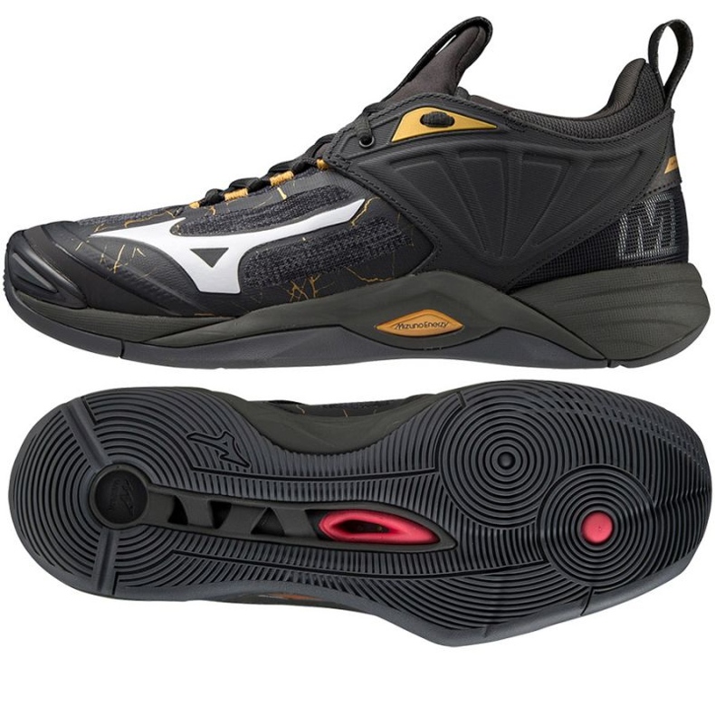 Scarpe Mizuno Wave Momentum 2 M V1GA211241 nero nero
