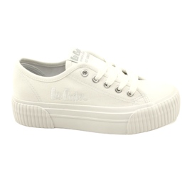 Lee Cooper LCW-23-31-1780L Scarpe da ginnastica con fondo spesso, bianche bianco