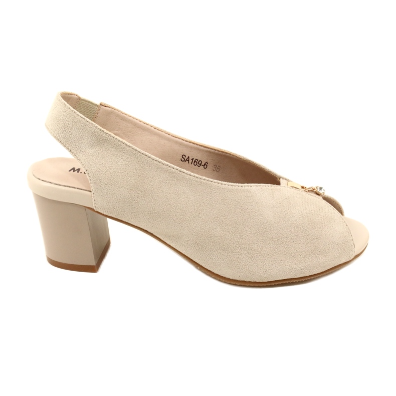 Sandali Sul Post Daszyński SA169-6 beige