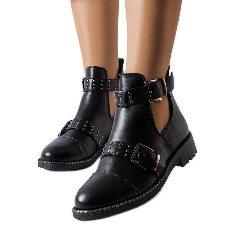 Stivali cut-out neri di Blondlot nero