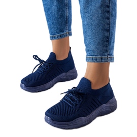 Sneakers blu con tomaia flessibile di Gois