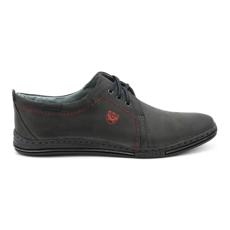 Polbut Scarpe in pelle per uomo 343 grigio