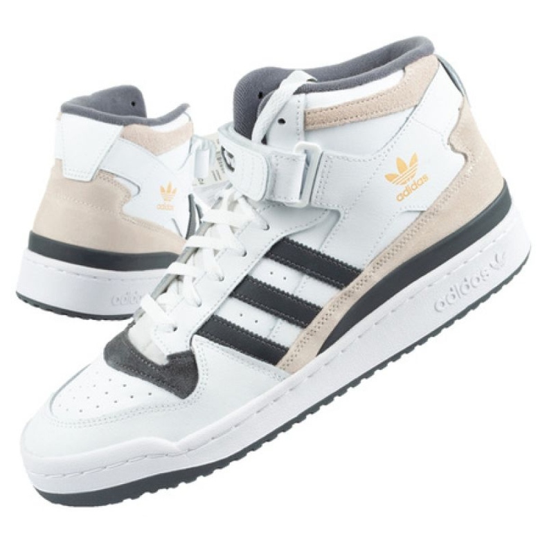 Scarpe sportive Adidas Forum Mid M GW4371 bianca