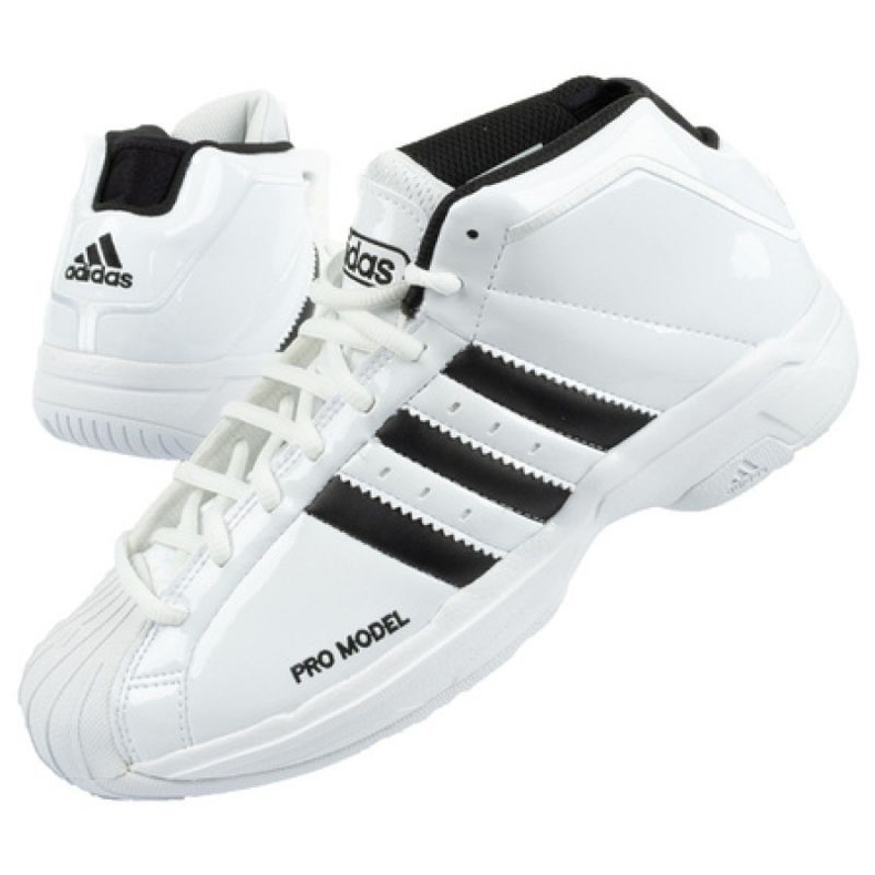 Scarpe sportive Adidas Pro Model 2G M EF9824 bianca