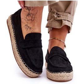 Espadrillas scamosciate da donna nere Keyla nero