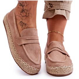 FI1 Espadrillas Scamosciate Donna Beige Keyla