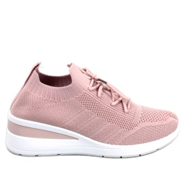 PA1 Scarpe da ginnastica con zeppa nascosta rosa Croft