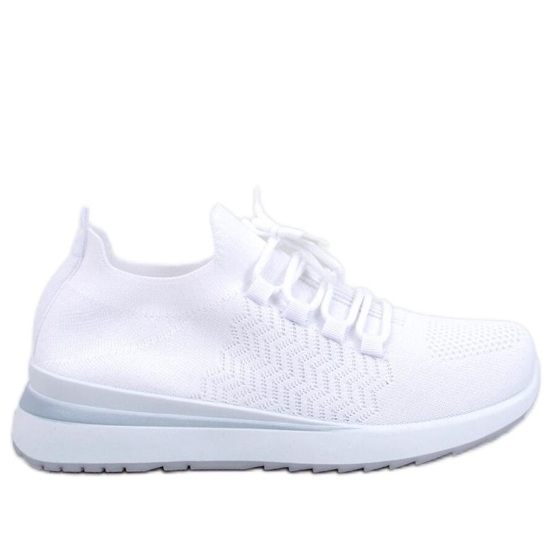 PA1 Barthel Scarpe sportive a calzino bianco bianca