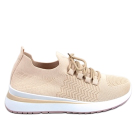 PA1 Barthel Scarpa sportiva a calzino beige