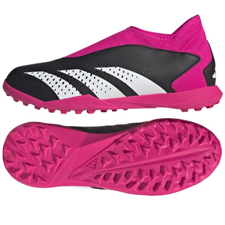 Scarpe da calcio Adidas Predator Accuracy.3 Ll Tf Jr GW7092 rosa nero