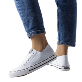 Sneakers bianche traforate Big Star FF274024 bianco