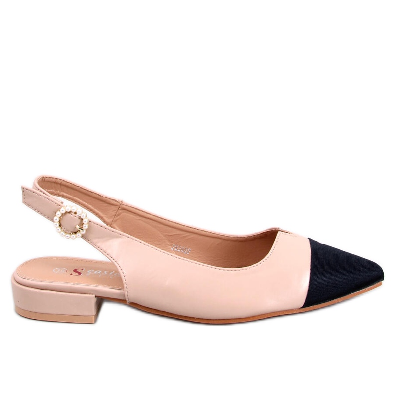 Seastar Ballerine con tacco aperto di Sanaz Beige