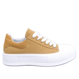 Sneaker Takao Ginger con suola spessa giallo