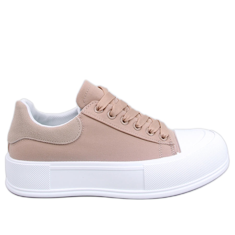 PA1 Sneaker Takao Khaki con suola spessa beige
