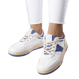 Sneakers bianche e blu da donna di Marcella bianca