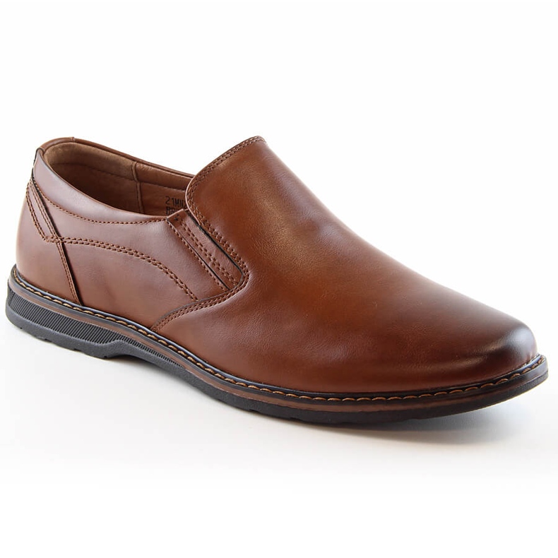 Scarpe slip-on da uomo marroni eVento 4093 marrone
