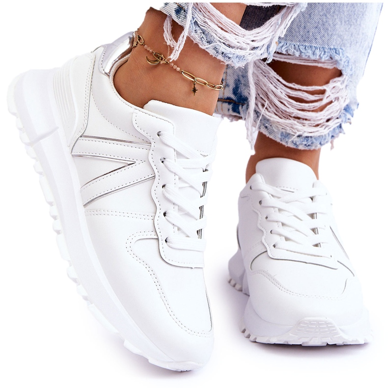 Scarpe Sportive Basse Da Donna Bianche Elliot bianca