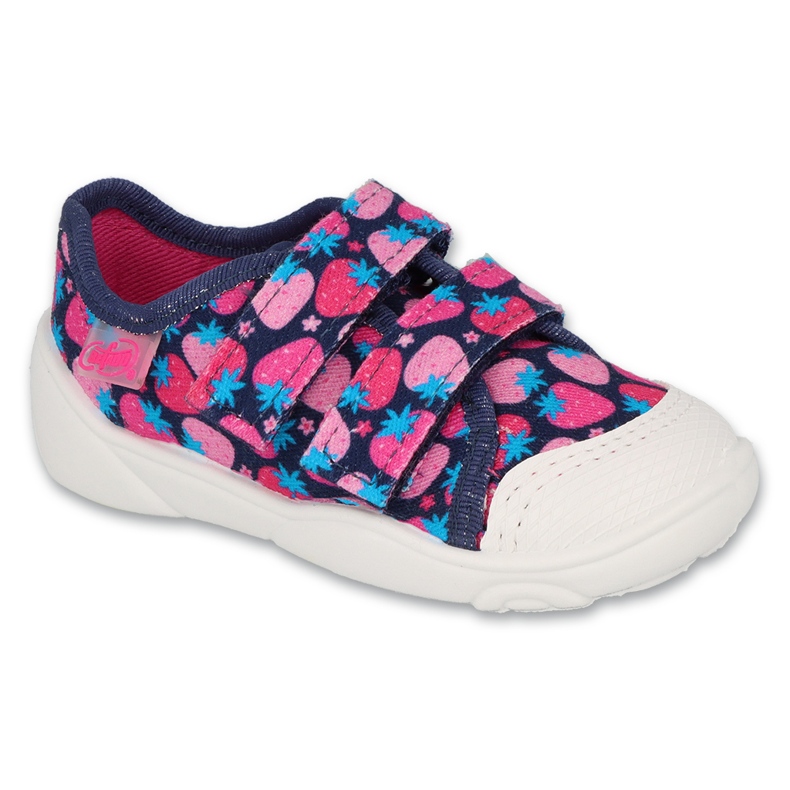 Slifori per bambini di Befado 907p153 fragole rosa