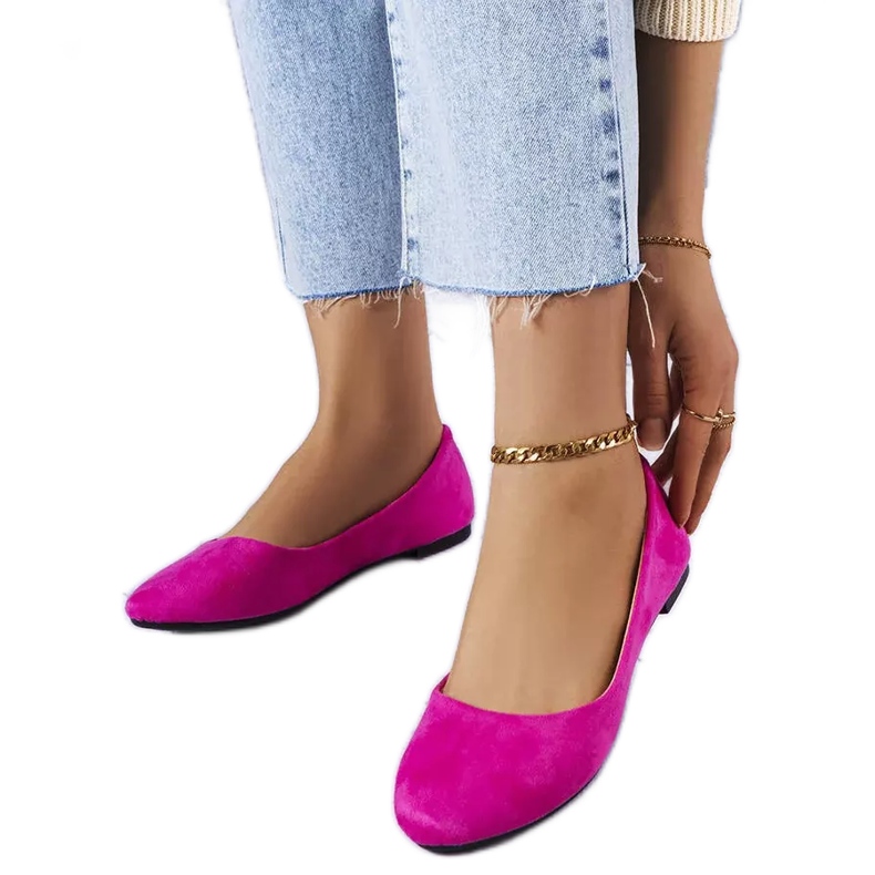 Ballerine in ecopelle rosa di Donatien