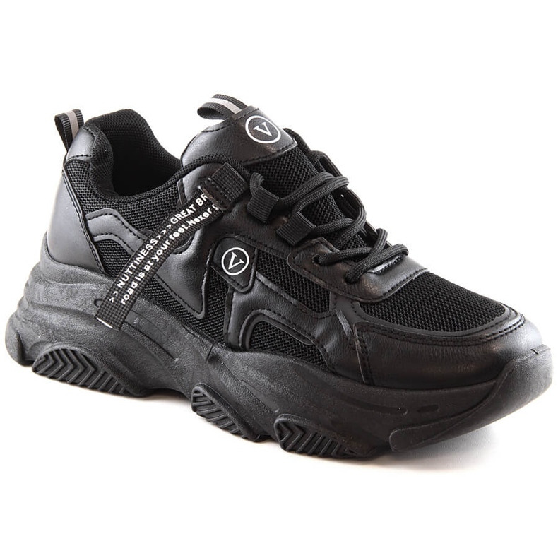 Scarpe sportive da donna sneakers nere Vinceza 13577 nero