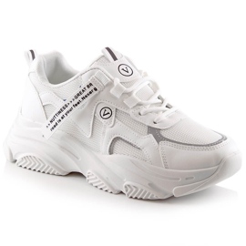 Scarpe sportive da donna sneakers bianche Vinceza 13584 bianco