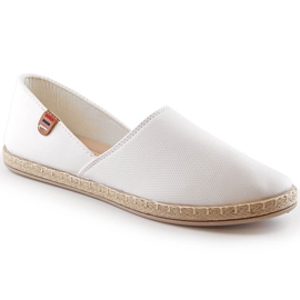 Scarpe espadrillas senza lacci da donna bianche Vinceza 34591 bianco