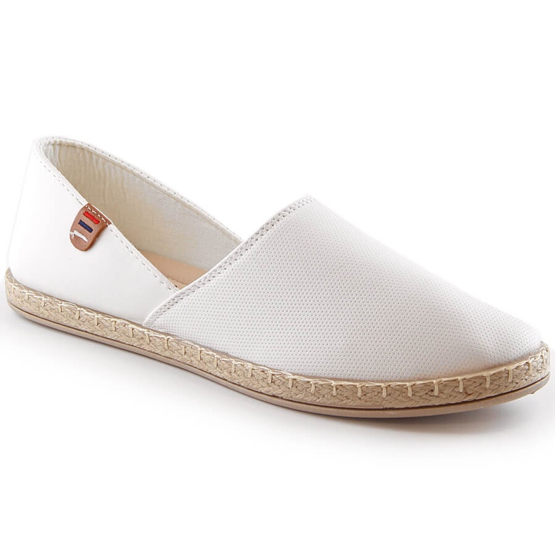Scarpe espadrillas senza lacci da donna bianche Vinceza 34591 bianca