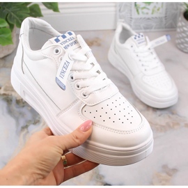 Scarpe sportive da donna bianche Vinceza 34603 bianco
