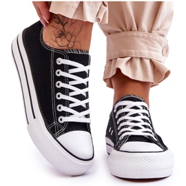 FB2 Sneakers da donna su una massiccia piattaforma Black Ember nero