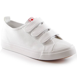 Sneakers da bambino con velcro bianco News 5791