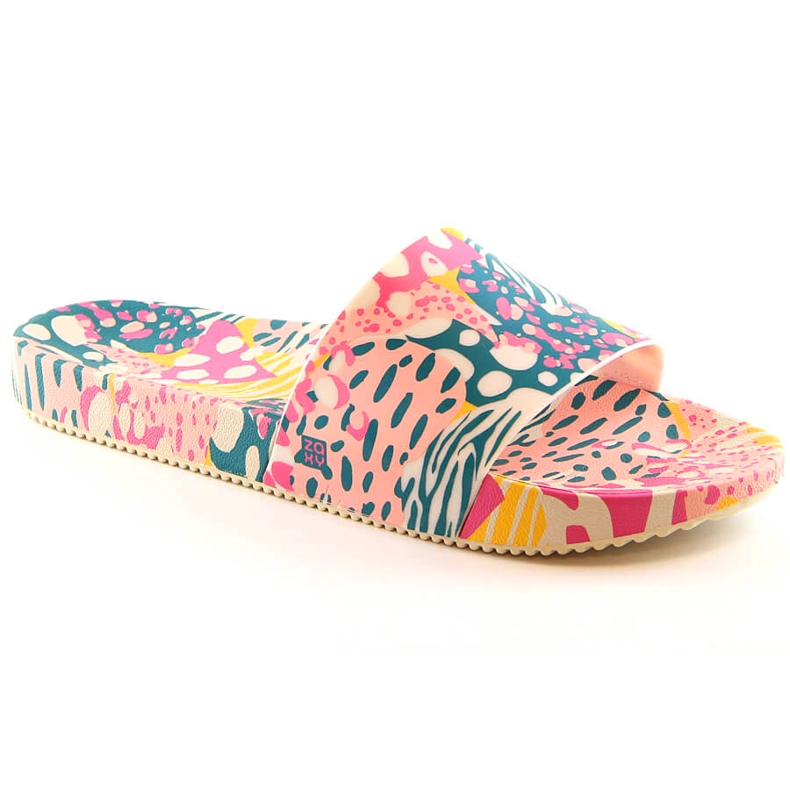 Comode pantofole da donna, elastiche, profumate multicolor ZAXY Manifestar Color Slide HH285097 multicolore