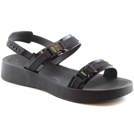 Comodi sandali sportivi da donna profumati neri ZAXY Aventura Sandal HH285286 nero