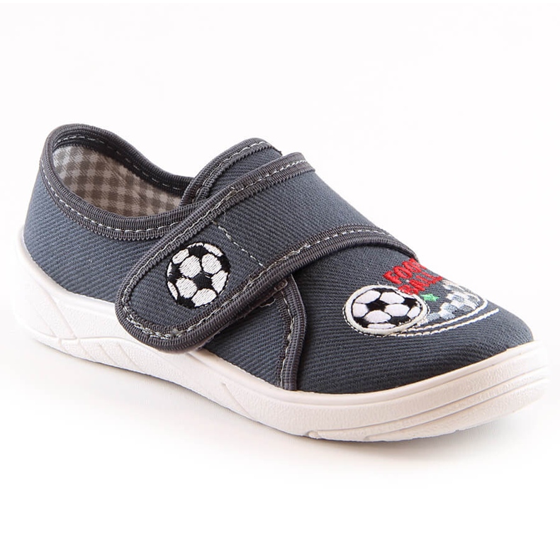 Nazo N019BFW ciabatte sneakers da ragazzo con velcro grigio