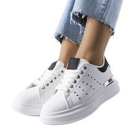 Sneakers bianche con traforo Chalut colorato bianco