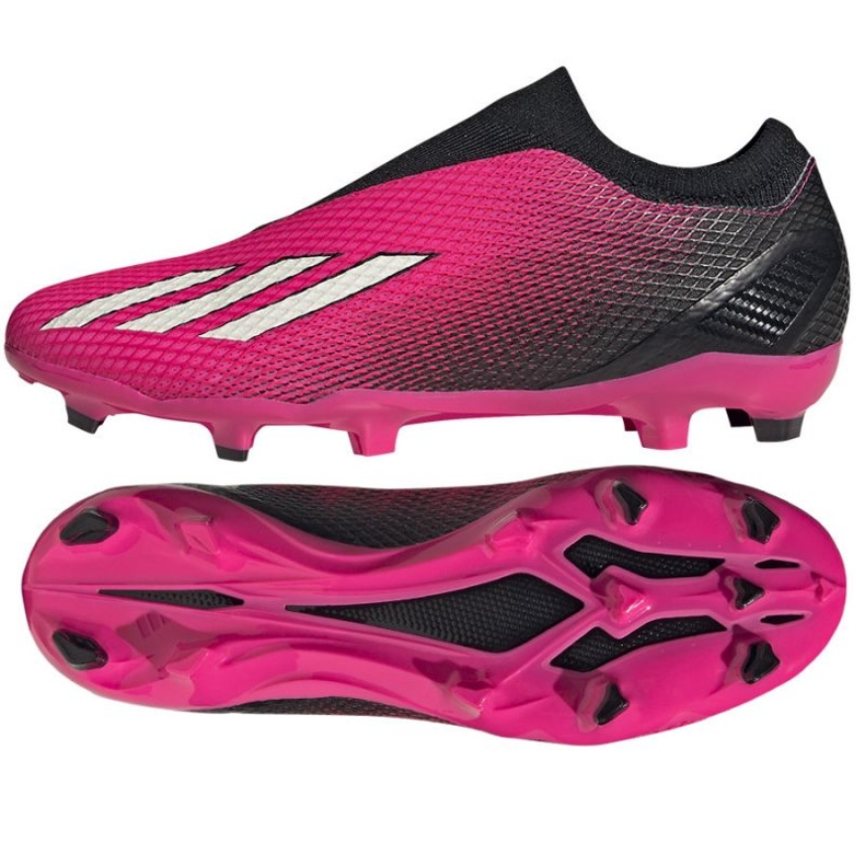 Scarpe da calcio Adidas X Speedportal.3 Fg Ll M GZ5065 rosa rose e porpora