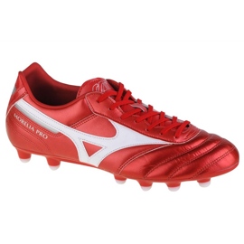 Scarpe da calcio Mizuno Morelia Ii Pro Md M P1GA221360 rosso arance e rossi