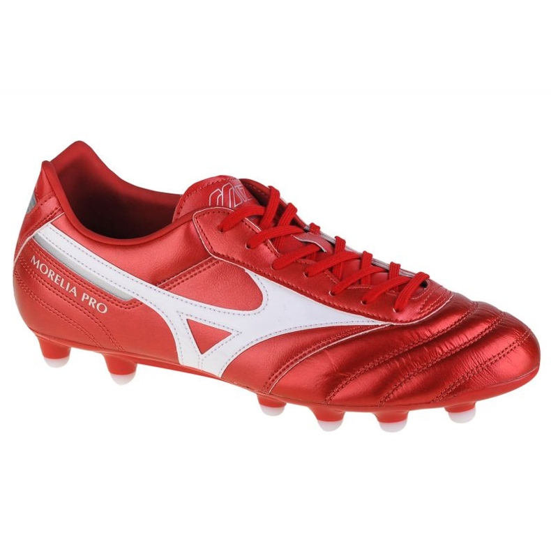 Scarpe da calcio Mizuno Morelia Ii Pro Md M P1GA221360 rosso arance e rosse