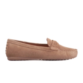 Marco Shoes Mocassini in camoscio beige