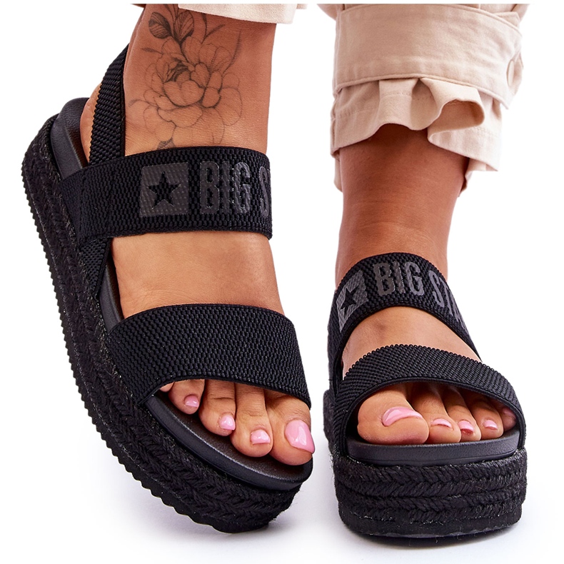 Sandali da donna Big Star LL274856 Neri nero