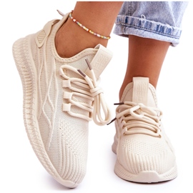 Sneakers senza lacci da donna Big Star LL274714 Beige