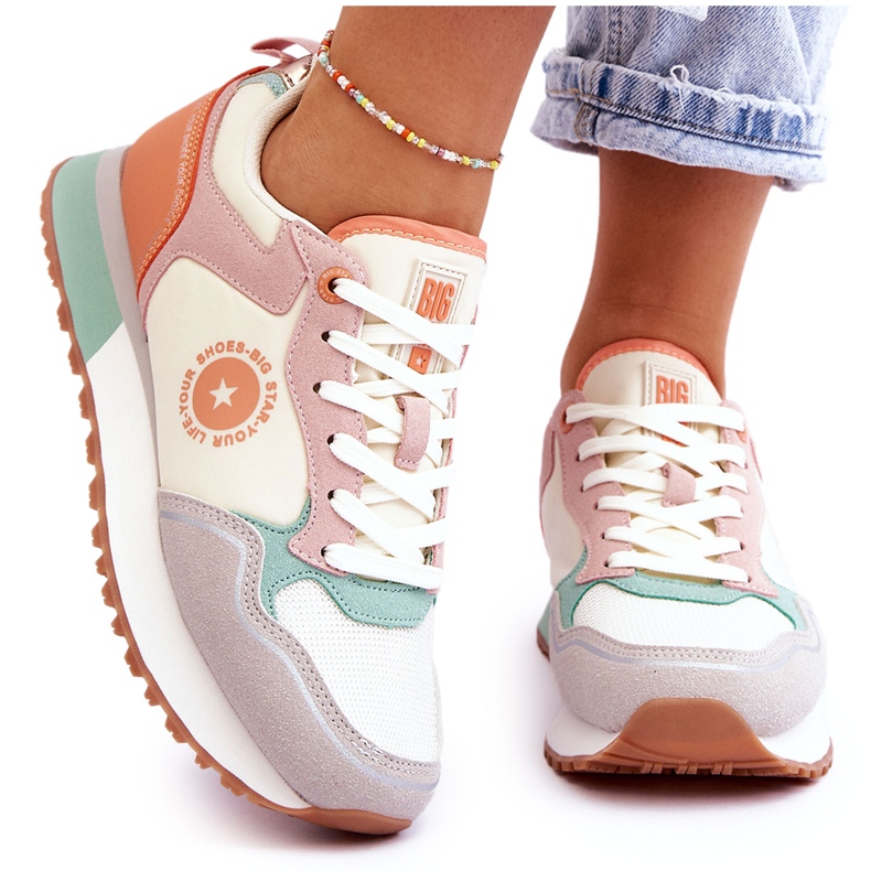 Sneakers da donna Memory Foam System Big Star LL274542 Multicolore