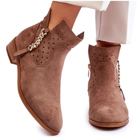 Vinceza Stivali Da Donna Con Cerniera In Pelle Scamosciata Beige Belliano