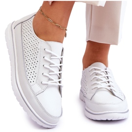Vinceza Scarpe Sportive da Donna in Pelle Sneakers Bianco Elami bianca