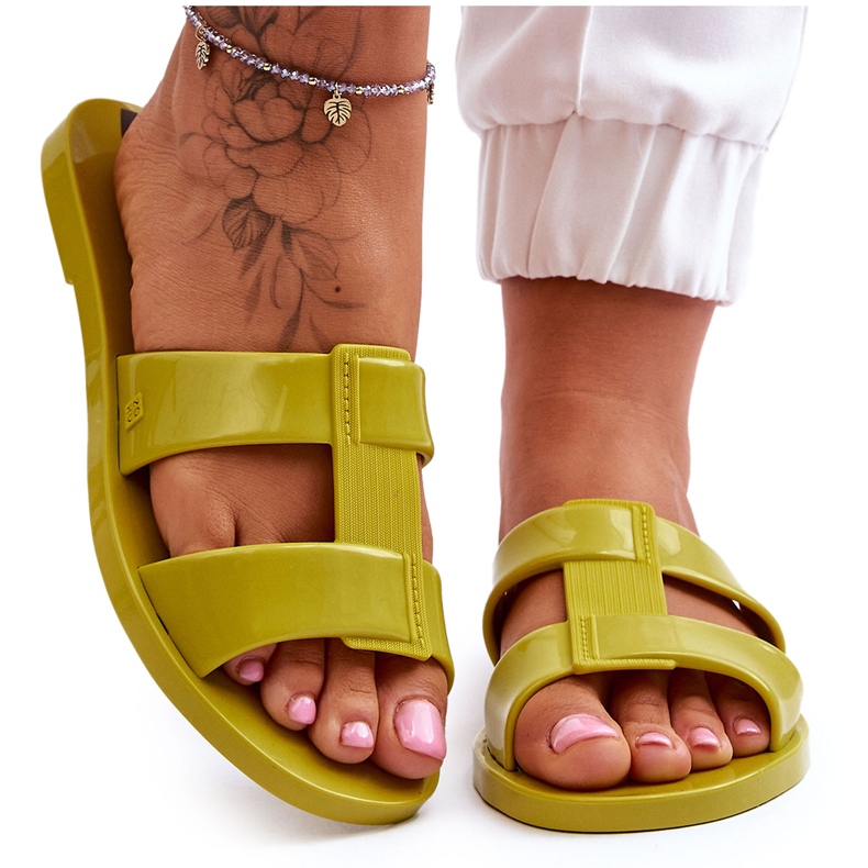 Pantofole vegane alla moda ZAXY JJ285261 Verde