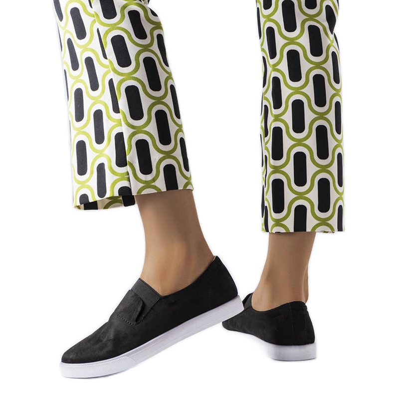 Sneaker in ecopelle nera di Jamal nero