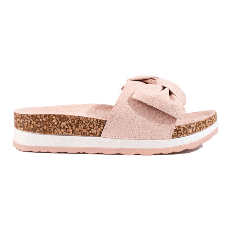 Pantofole da donna rosa Vinceza sulla piattaforma