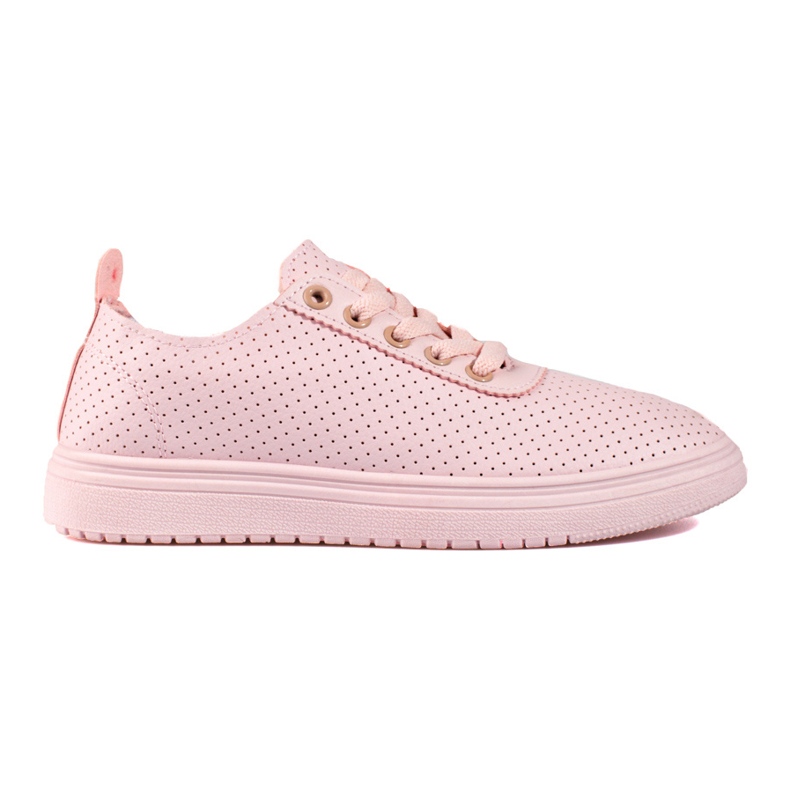 Sneakers Shelovet rosa da donna traforata