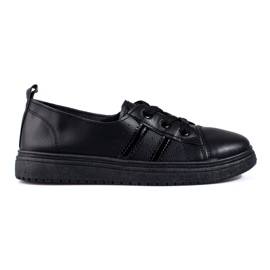 Scarpe sportive da donna Shelovet sneakers nere nero