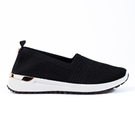 Sneakers traforate da donna nere Shelovet nero