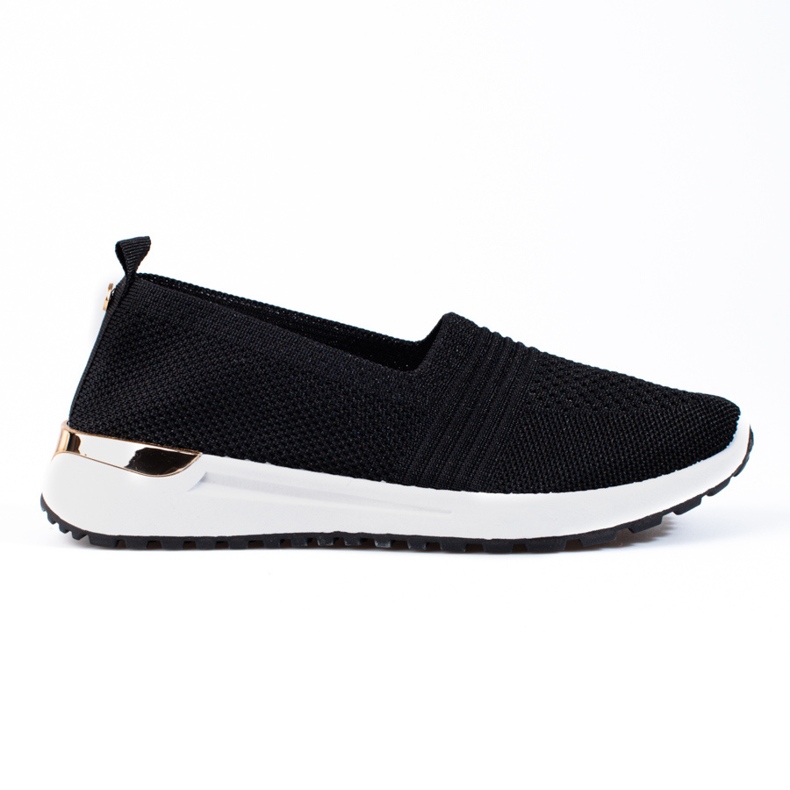 Sneakers traforate da donna nere Shelovet nero